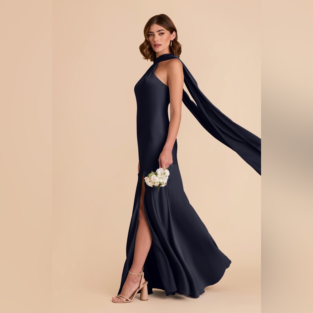 Birdy Grey Navy One Shoulder Dress